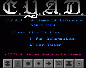 C.Y.A.D. - A Game of Influence screen shot title
